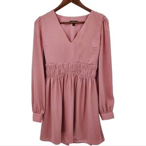 Express Women's Long Sleeved V-Neck Midi Dress